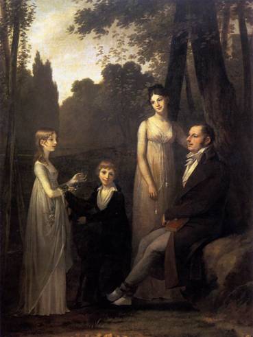 Rutger Jan Schimmelpenninck with his Wife and Children ca. 1801-1802   by Pierre Paul Prudhon   1758-1823  Rijksmuseum Amsterdam